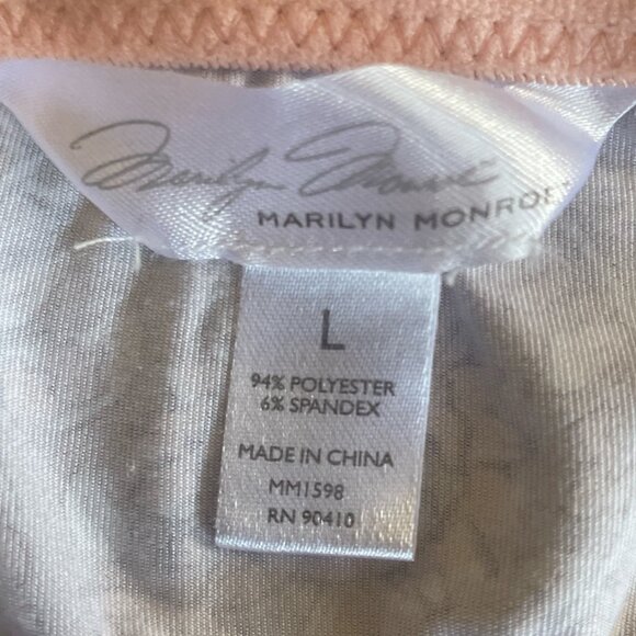 Y2K inspired Marilyn Monroe Lace & Floral Print Lines Babydoll Top L - Picture 3 of 7